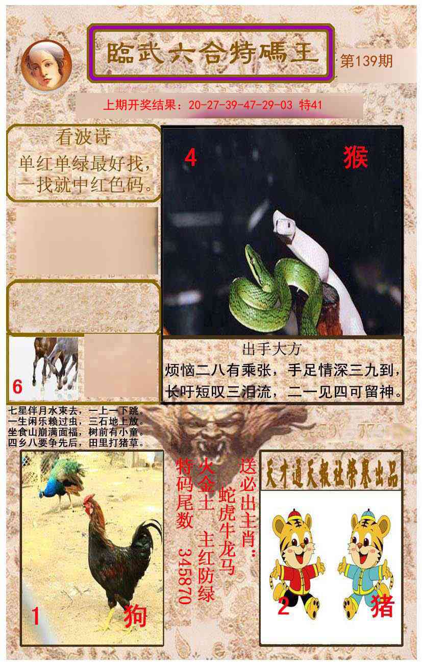 139期临武六合特码王[图]