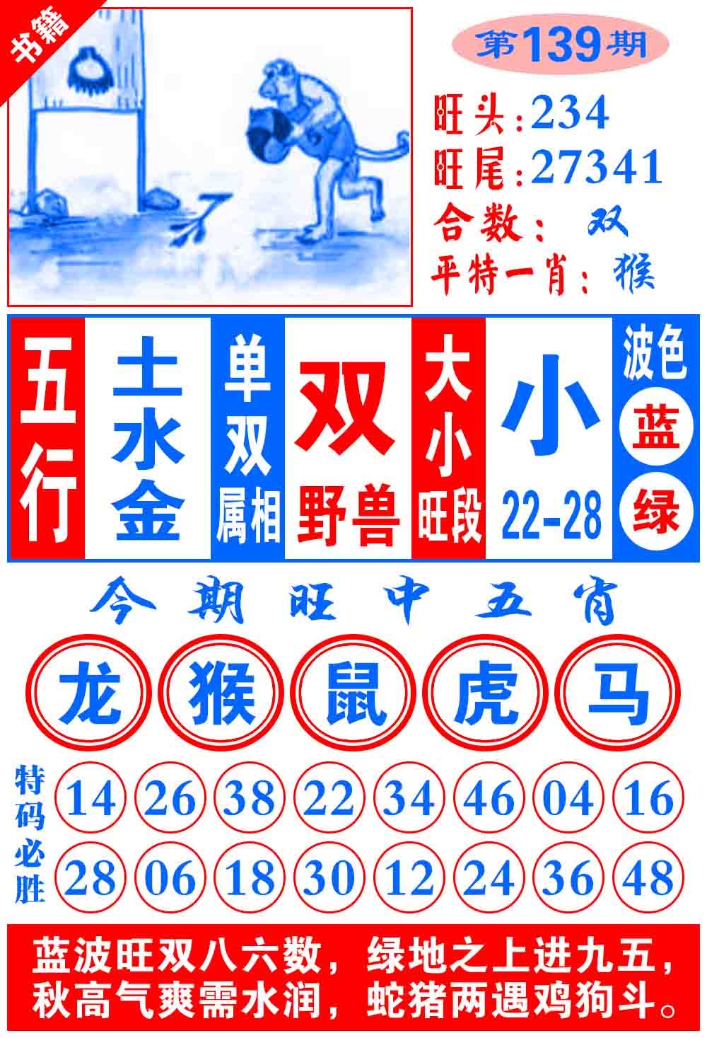 139期澳门全集心水[图]