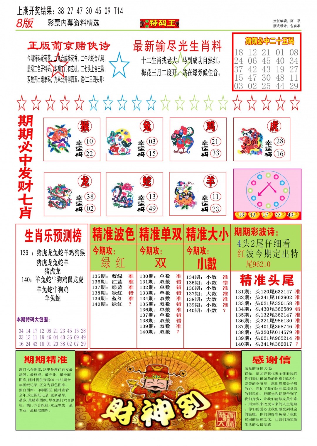140期特码王B[图]