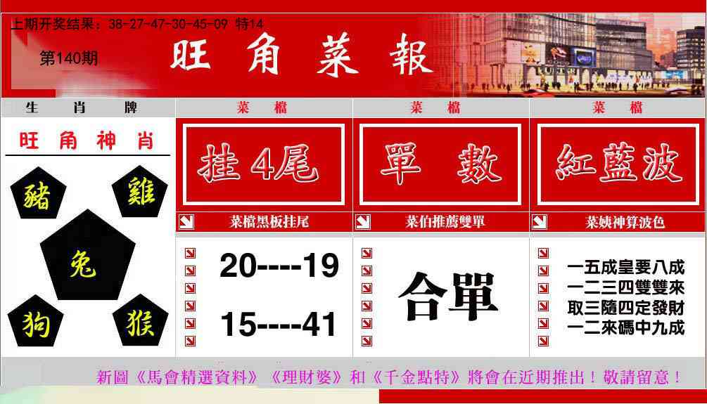 140期旺角菜报[图]