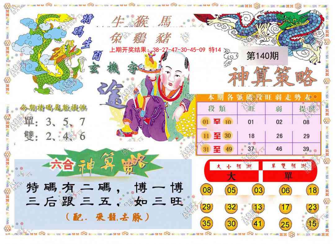 140期神算策略[图]