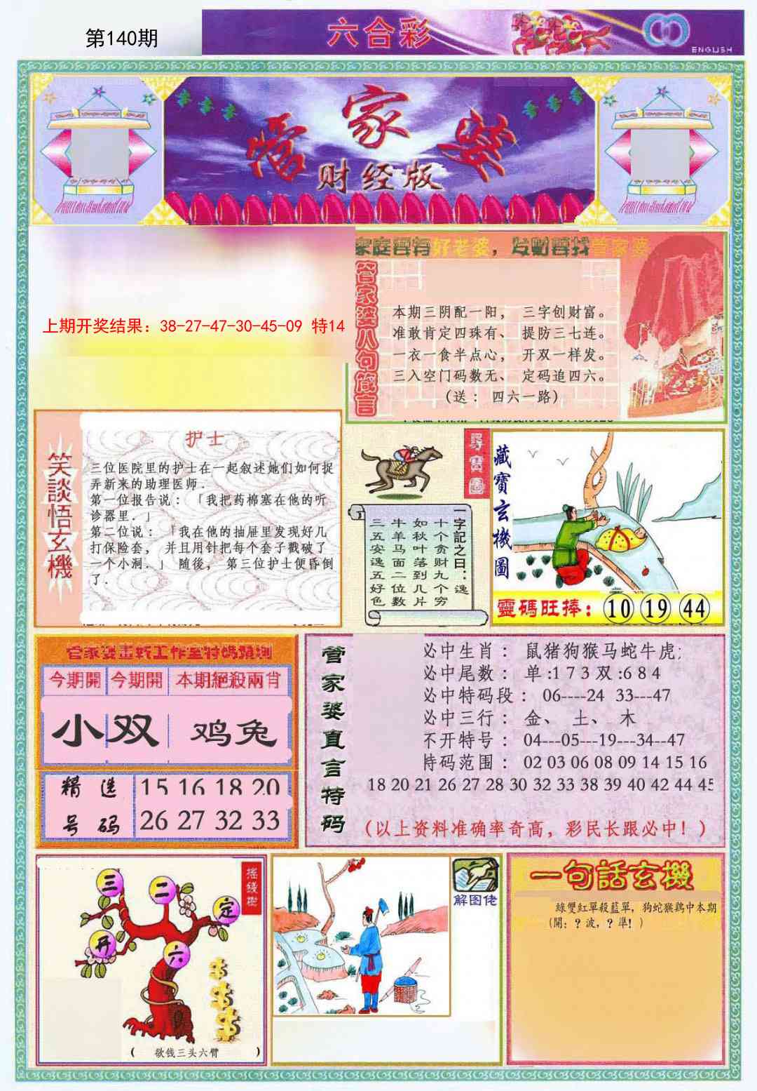 140期管家婆财经版[图]