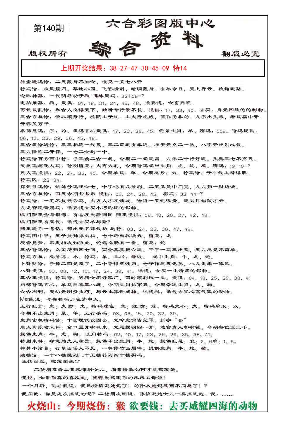 140期内部综合资料[图]