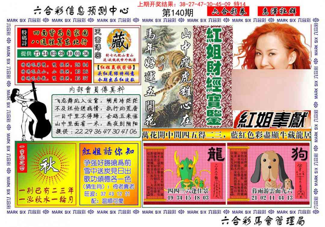 140期红姐财经宝鉴[图]