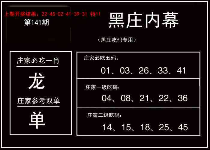 141期黑庄内幕[图]