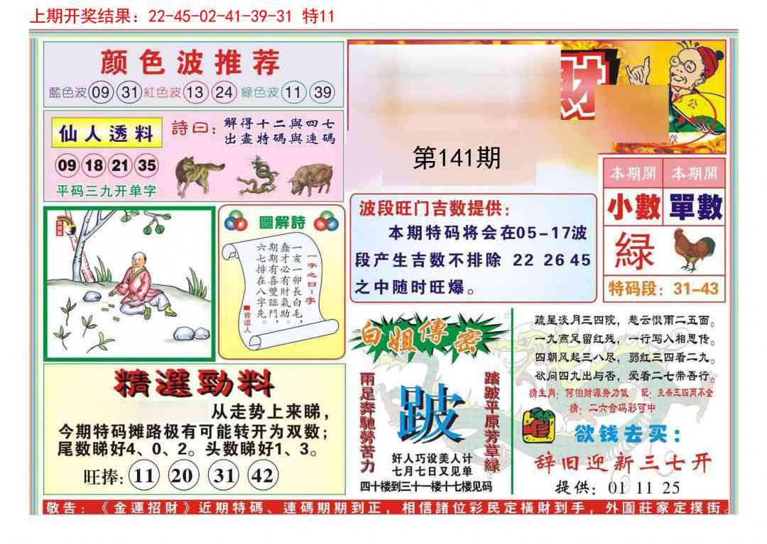 141期金运招财[图]