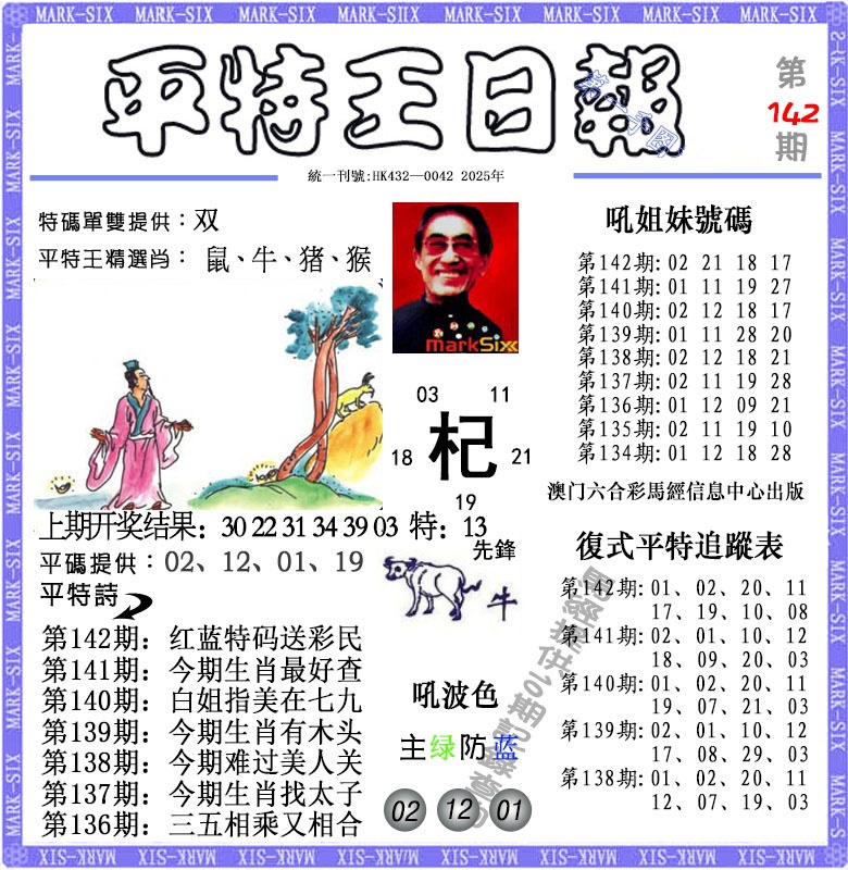 142期平特王日报[图]