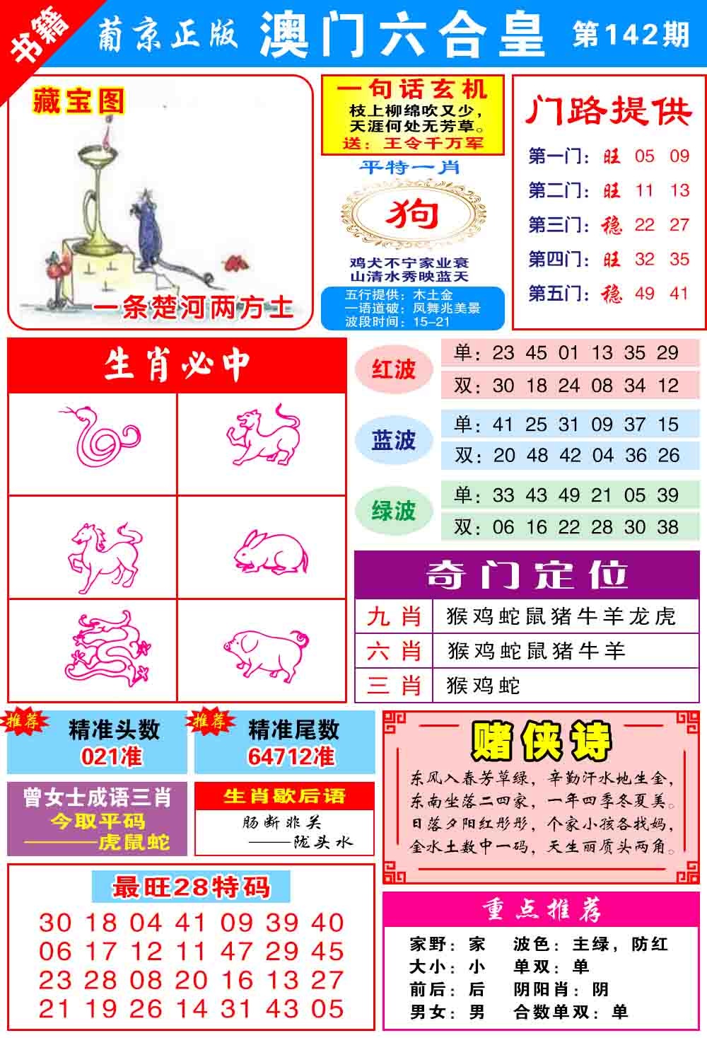 142期澳门六合皇心水[图]