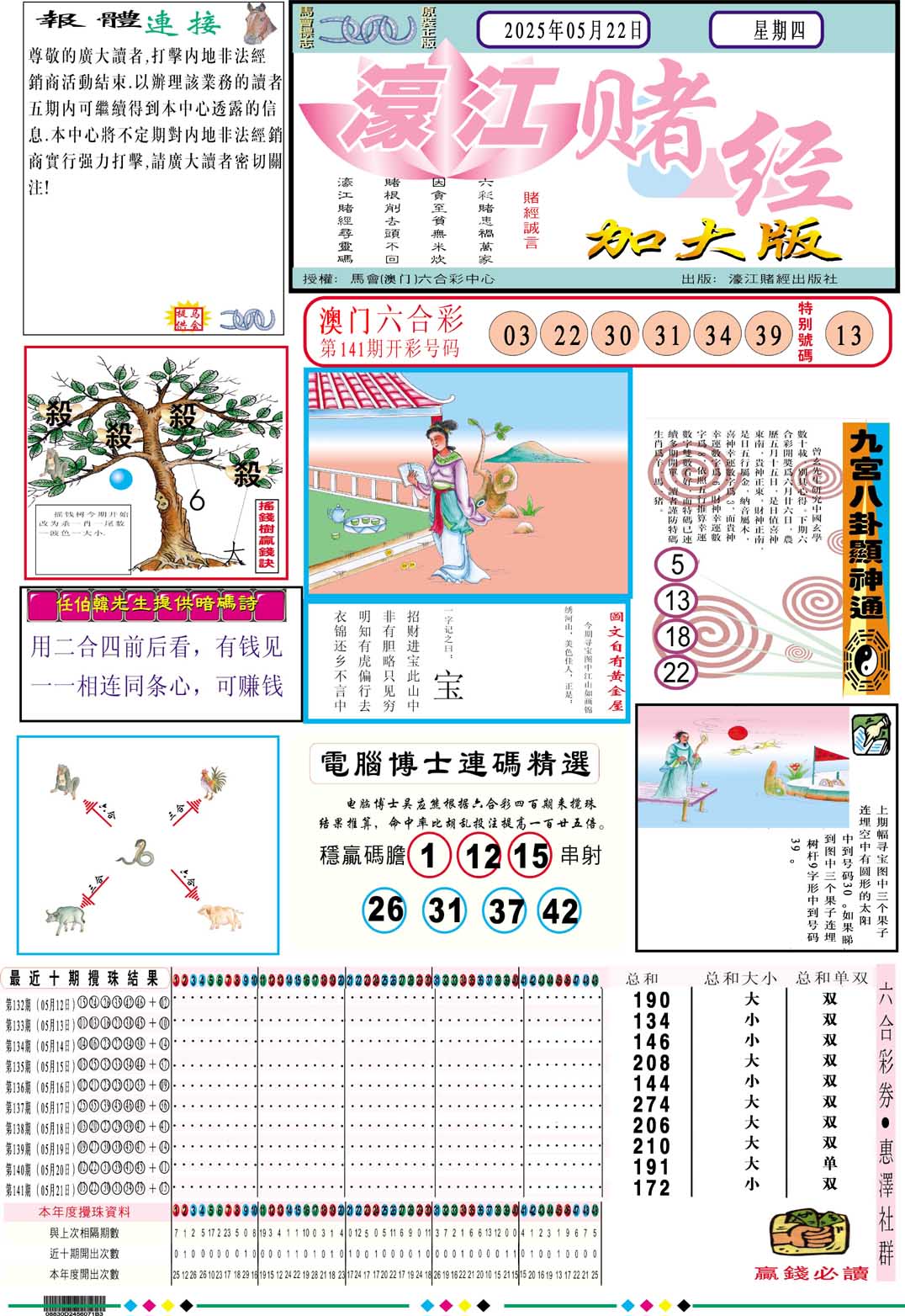 142期濠江赌经A加大版[图]