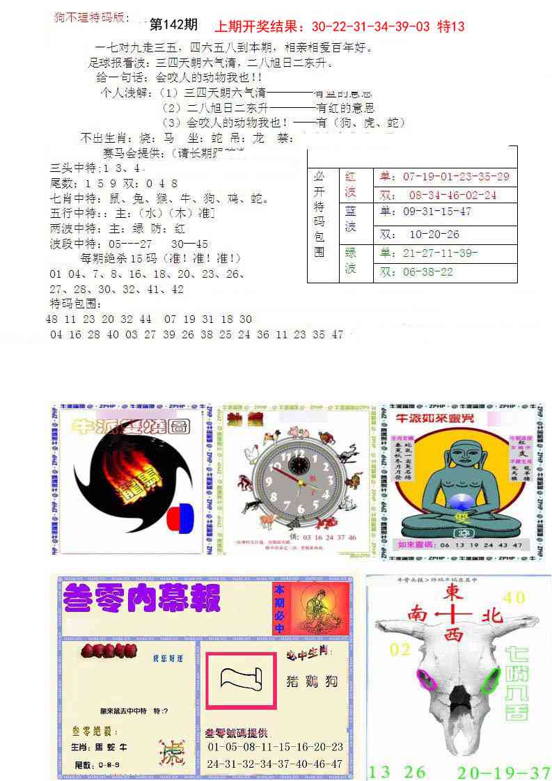 142期五鬼正宗会员综合资料B[图]