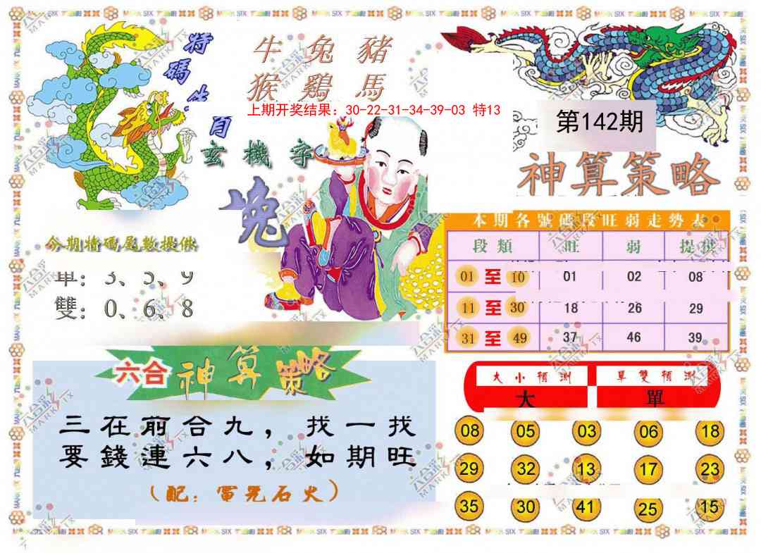 142期神算策略[图]
