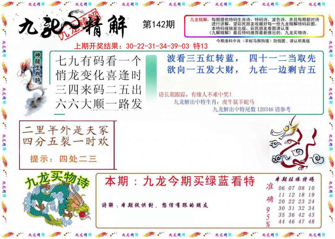 142期九龙精解[图]