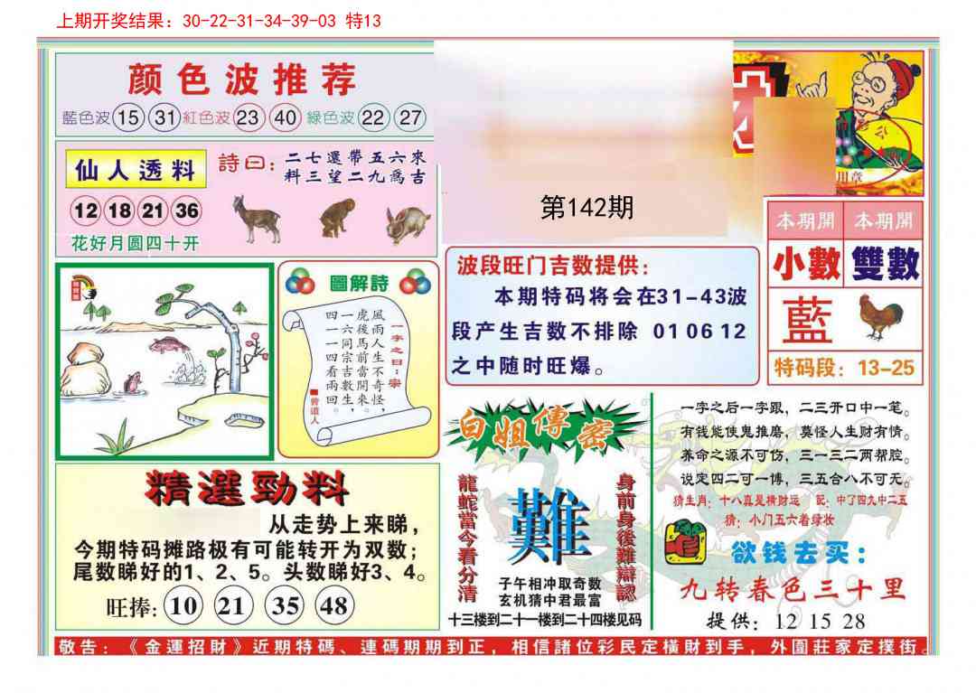 142期金运招财[图]