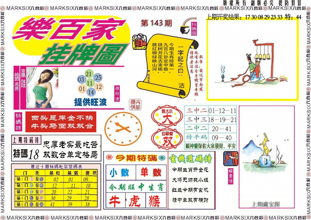 143期乐百家挂牌图[图]