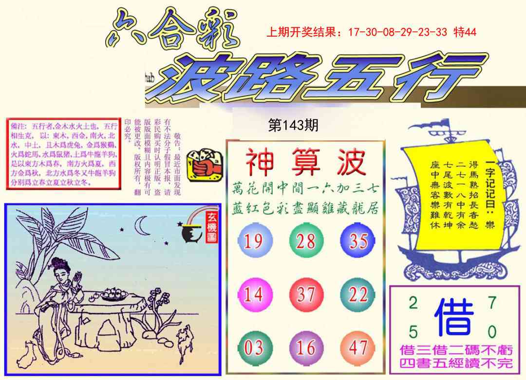 143期波路五行[图]