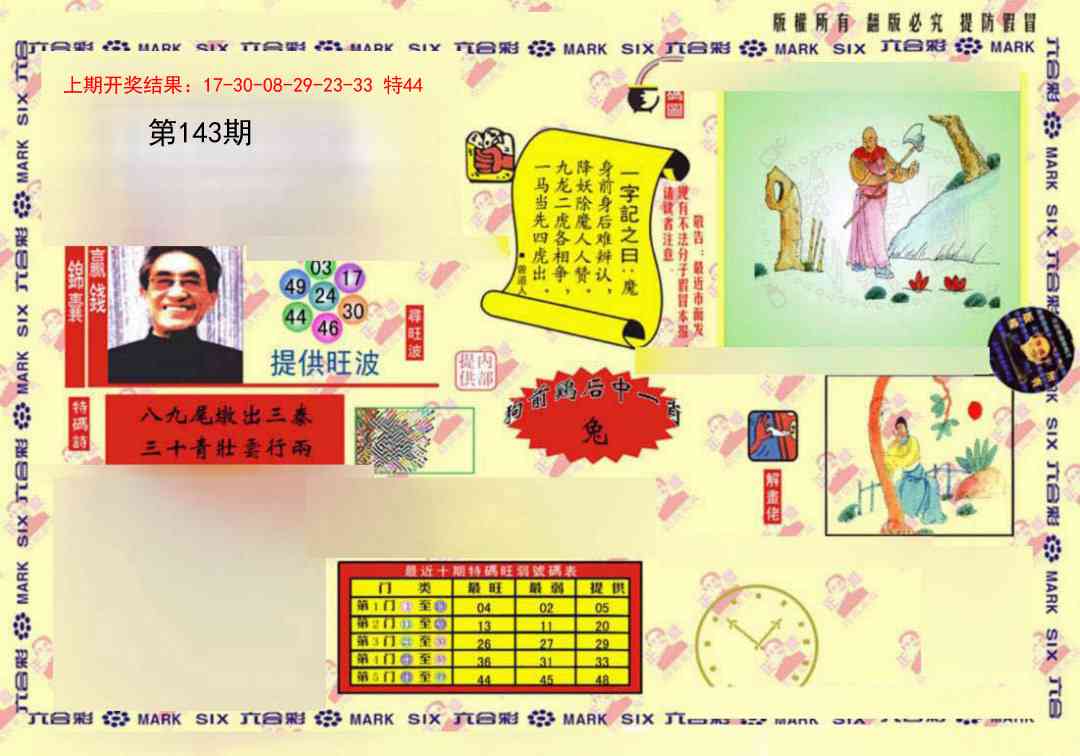 143期特码王(信封)[图]