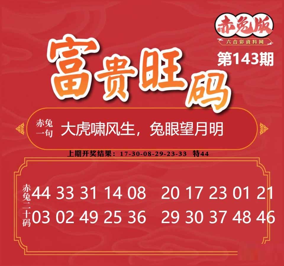 143期富贵旺码[图]