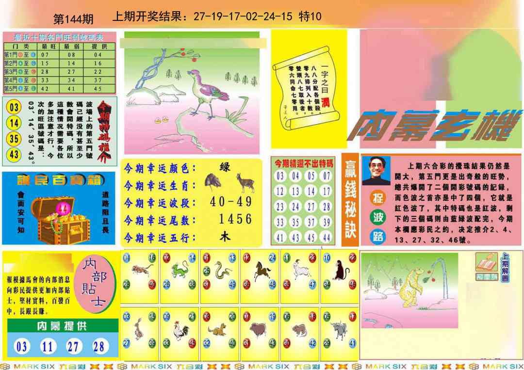 144期九龍内幕A(推荐)[图]