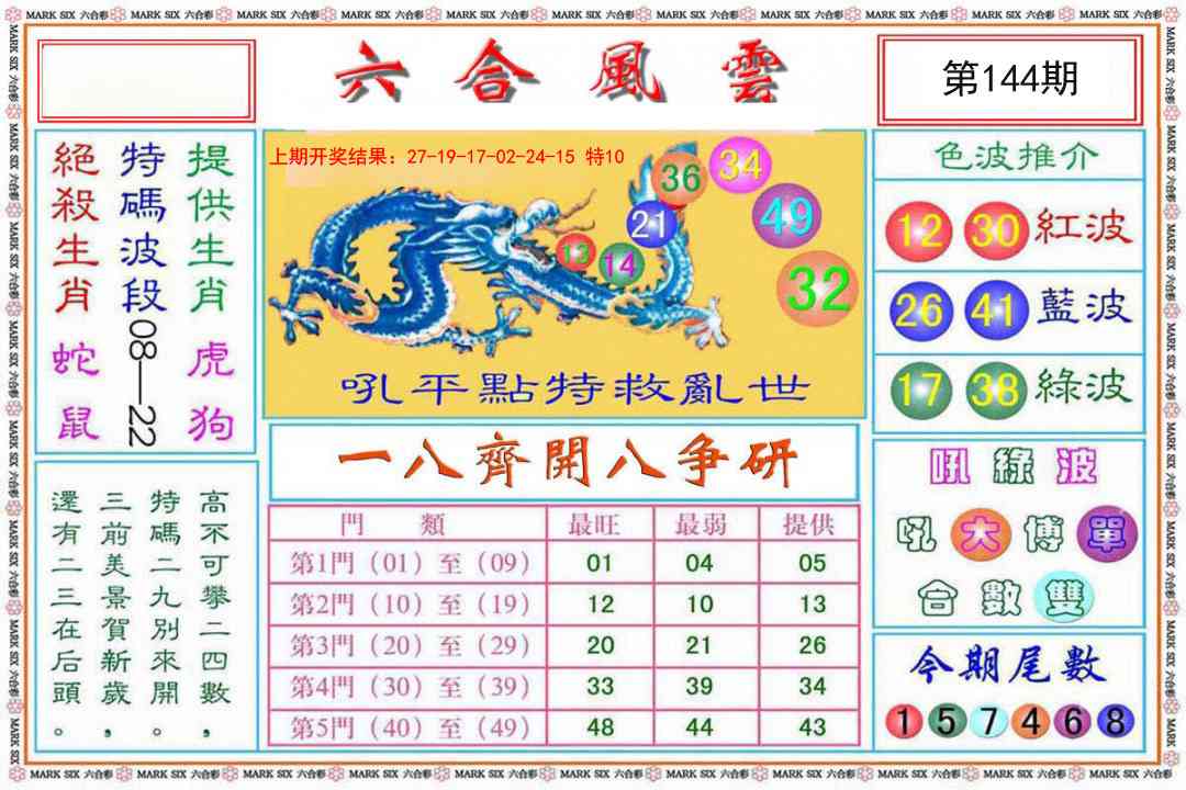 144期六合风云[图]