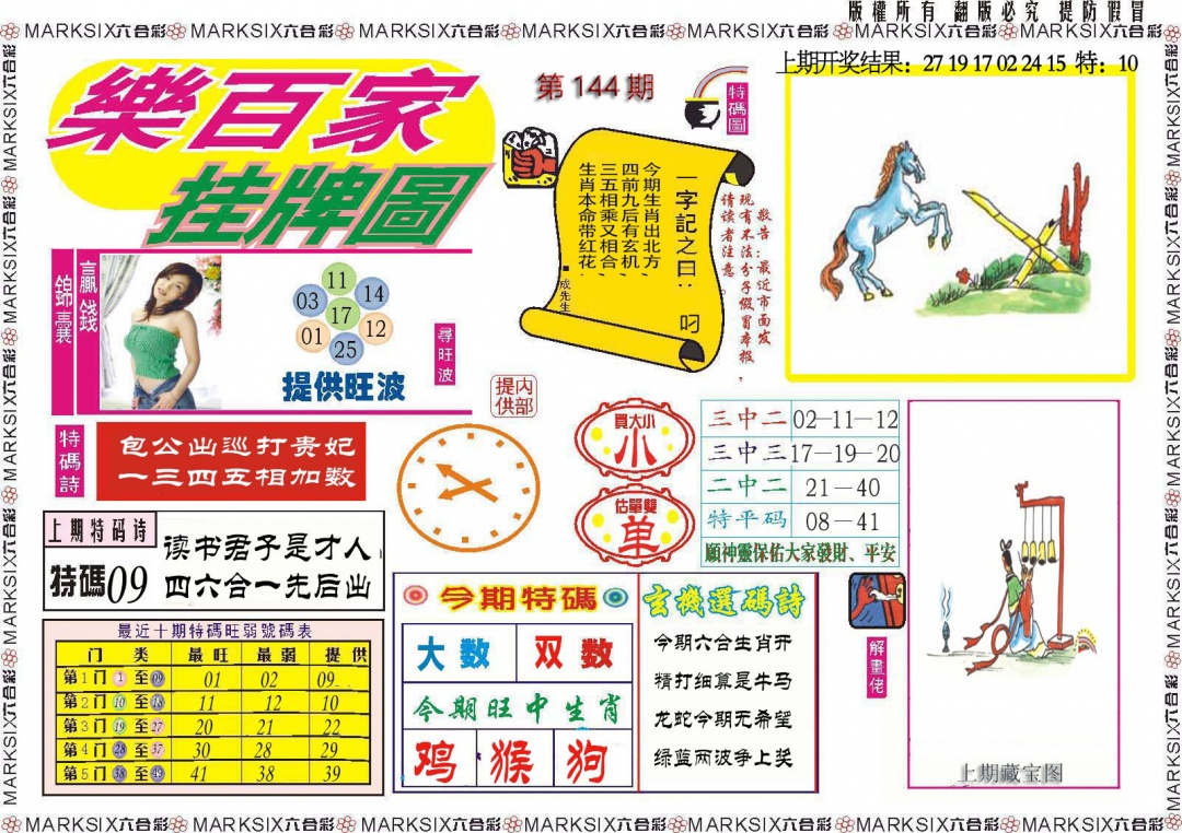 144期乐百家挂牌图[图]