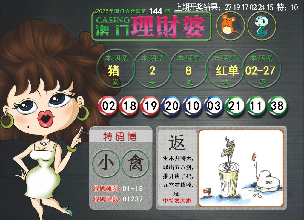 144期澳门理财婆[图]