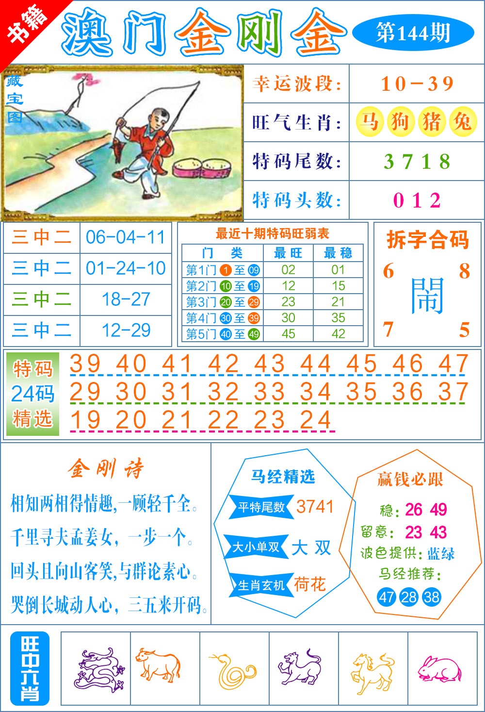144期澳门金刚金[图]