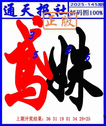 145期解码图[图]