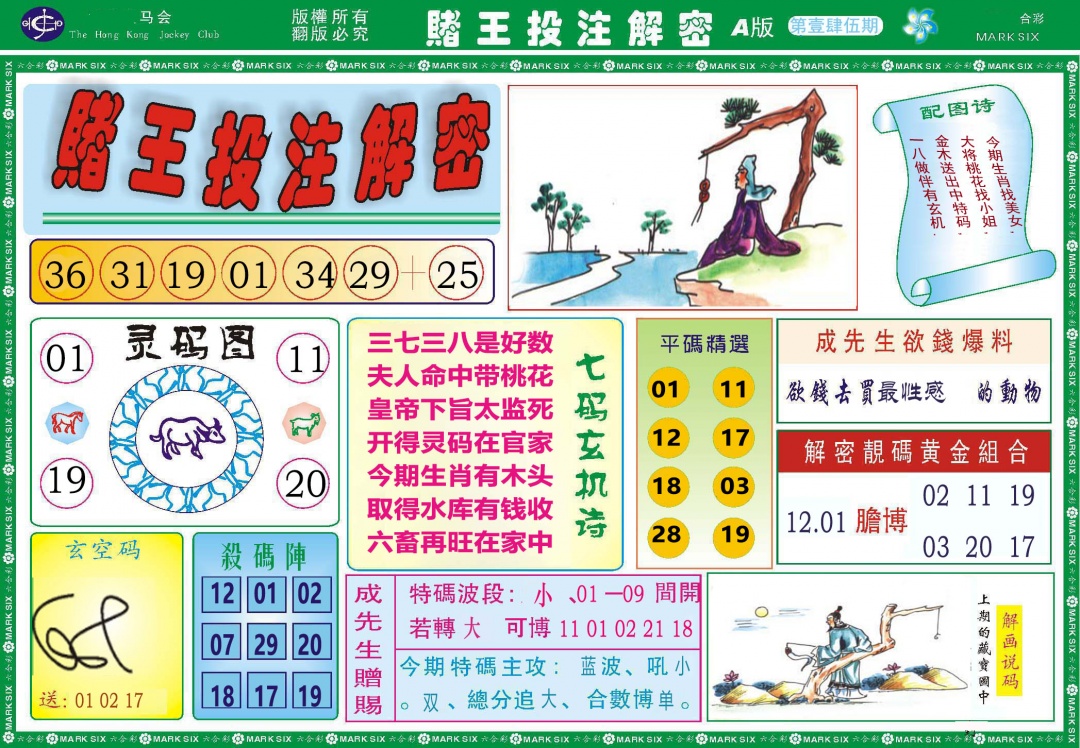 145期赌王投注解密[图]