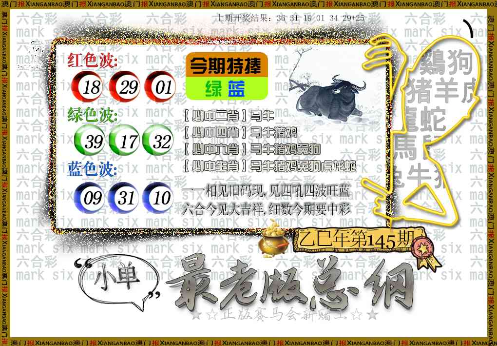 145期最老版总纲[图]