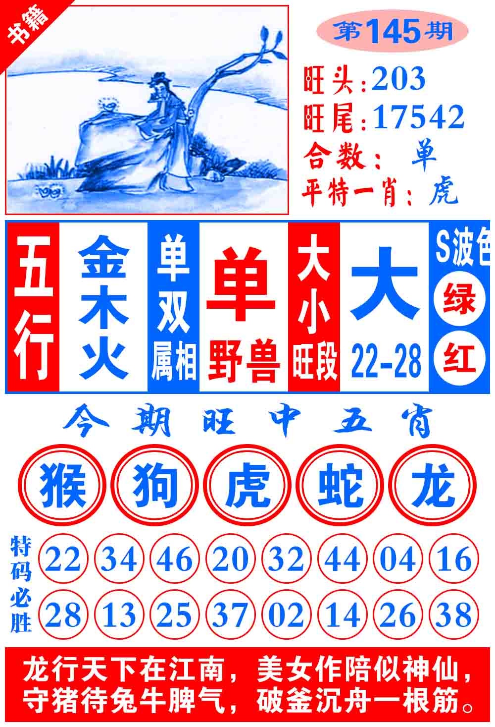 145期澳门全集心水[图]