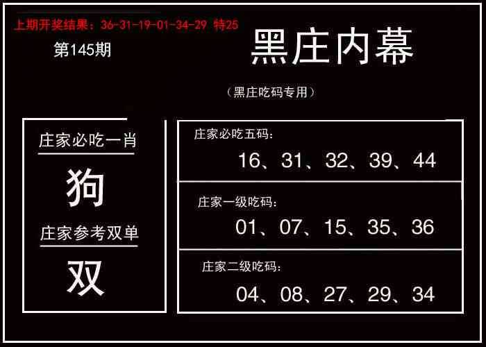 145期黑庄内幕[图]