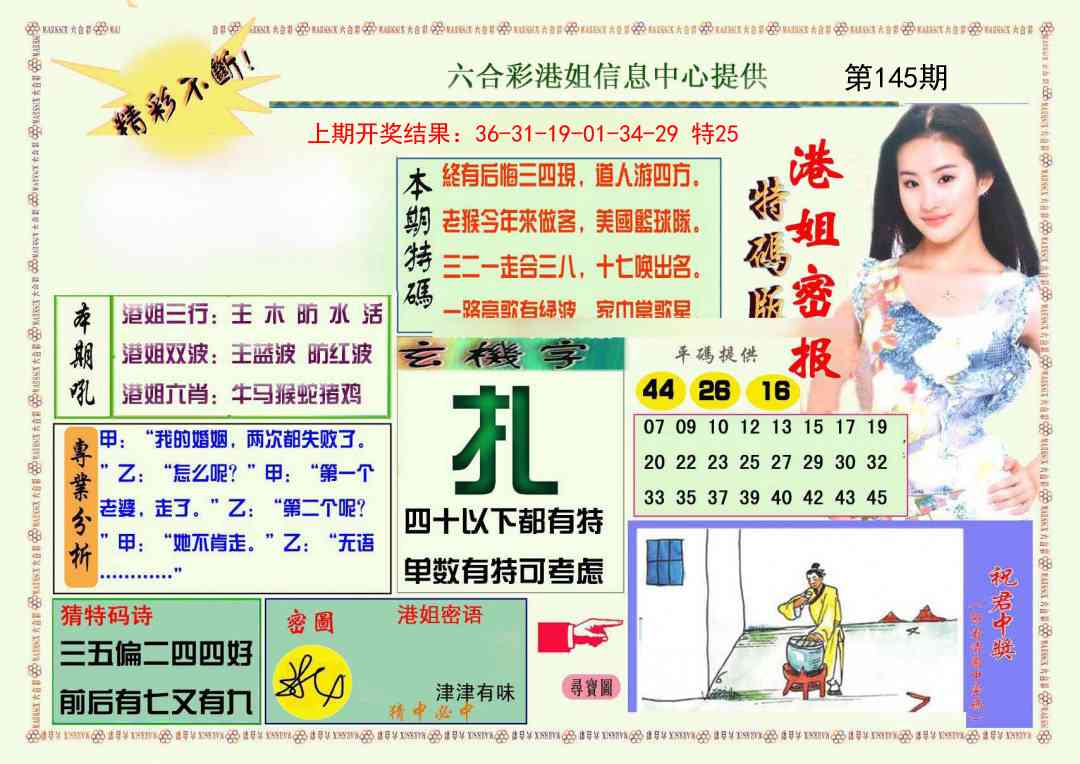 145期港姐密报A[图]