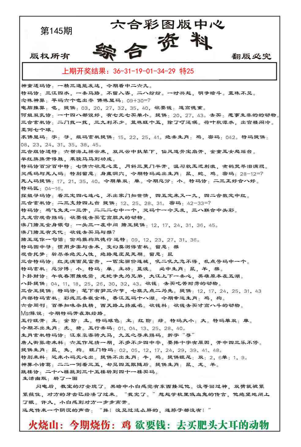 145期内部综合资料[图]