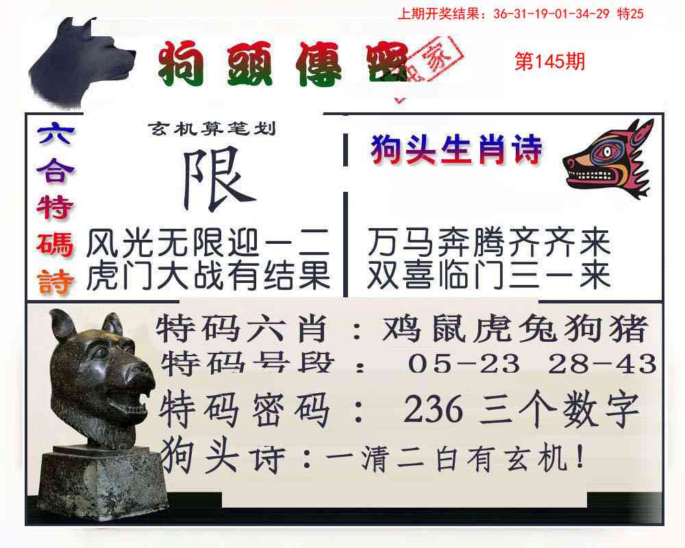 145期狗头传密[图]