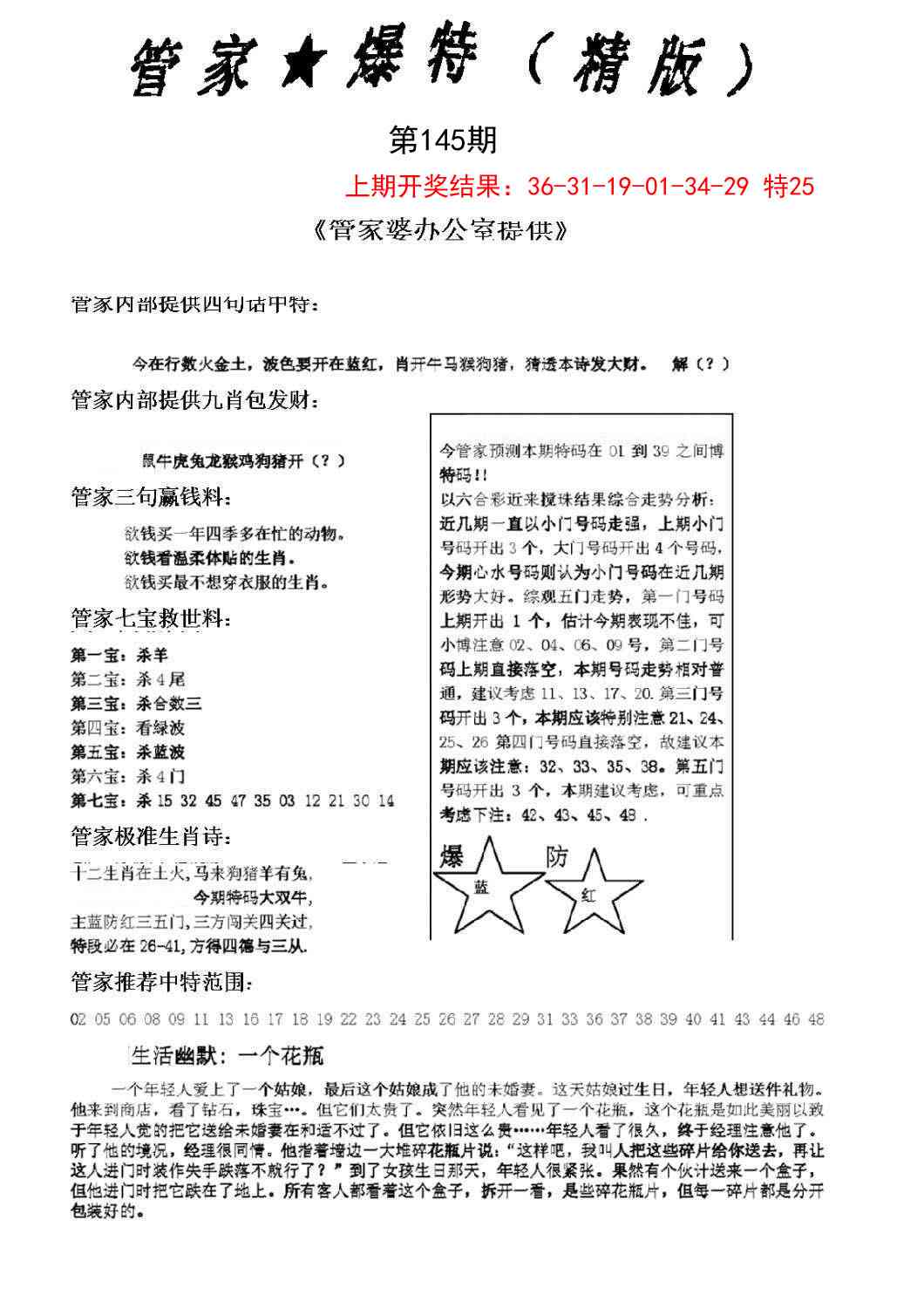 145期管家爆特精版[图]