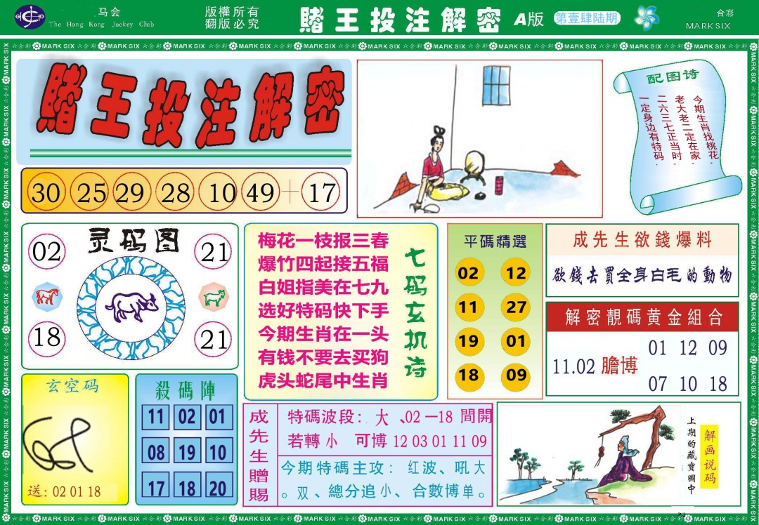 146期赌王投注解密[图]