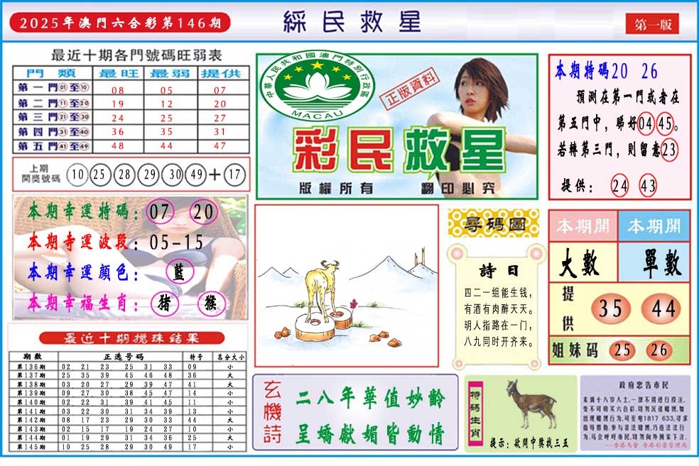 146期彩民救星A[图]