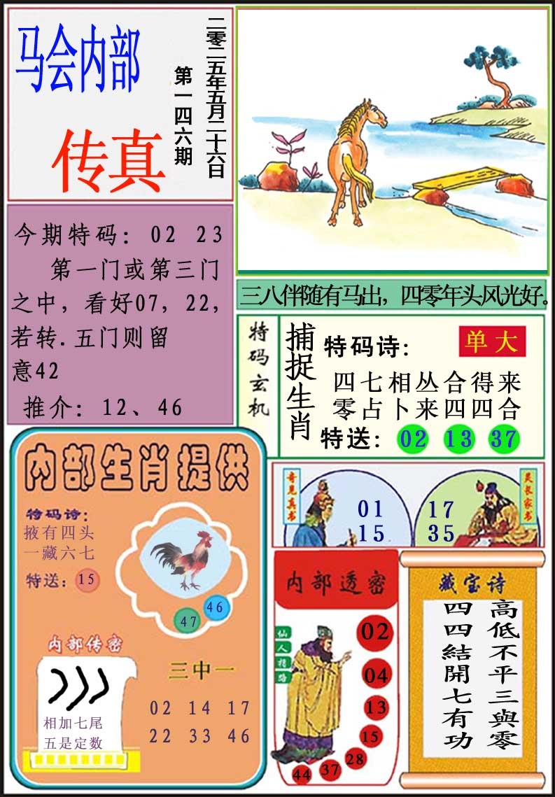 146期马会内部传真[图]