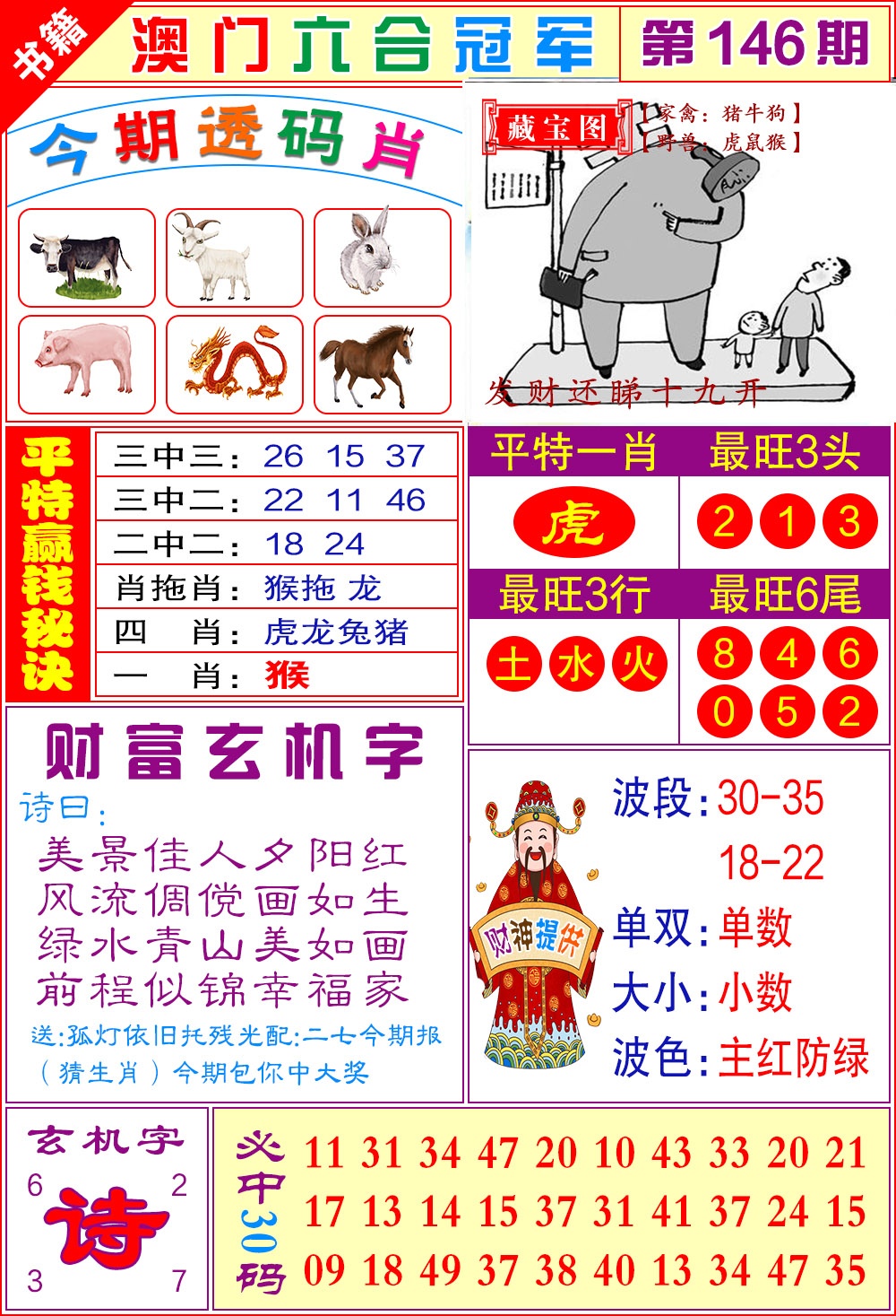 146期澳门六合冠军[图]