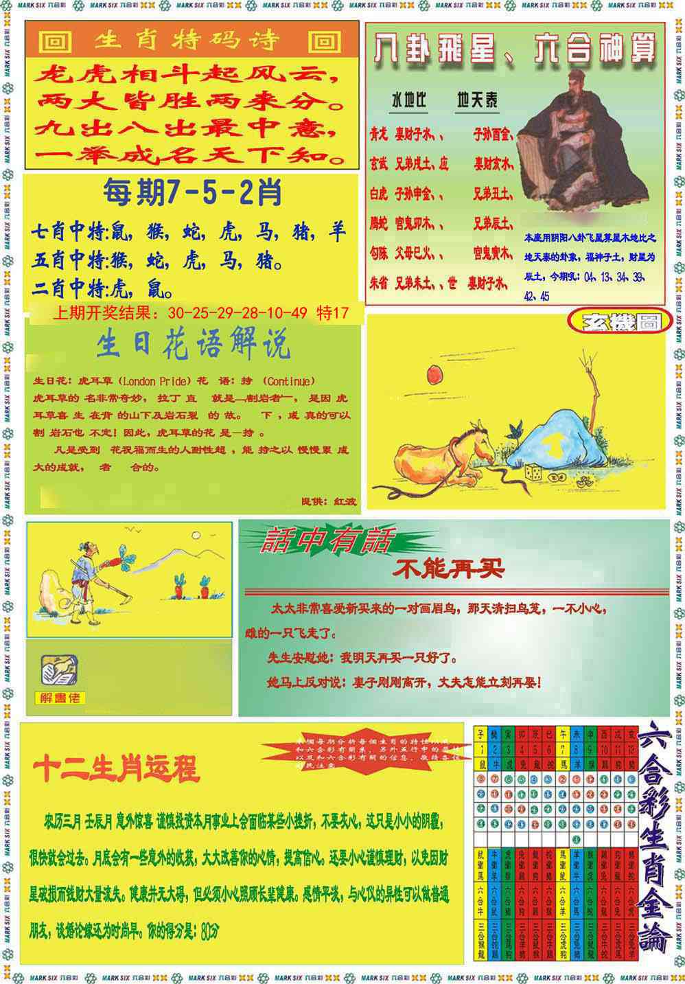 146期九龍马经B(推荐)[图]