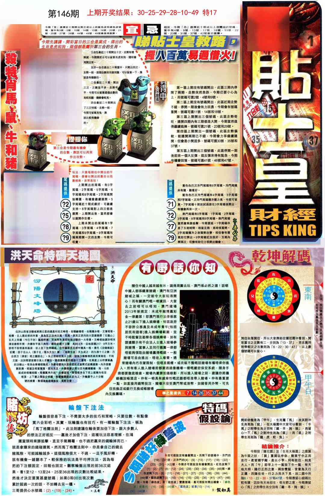 146期贴士皇A加大版[图]