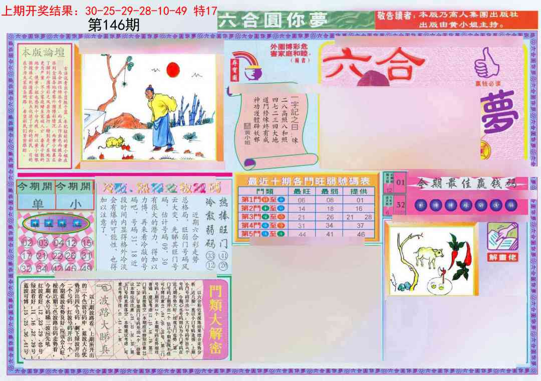 146期(新版)六合圆你梦A[图]