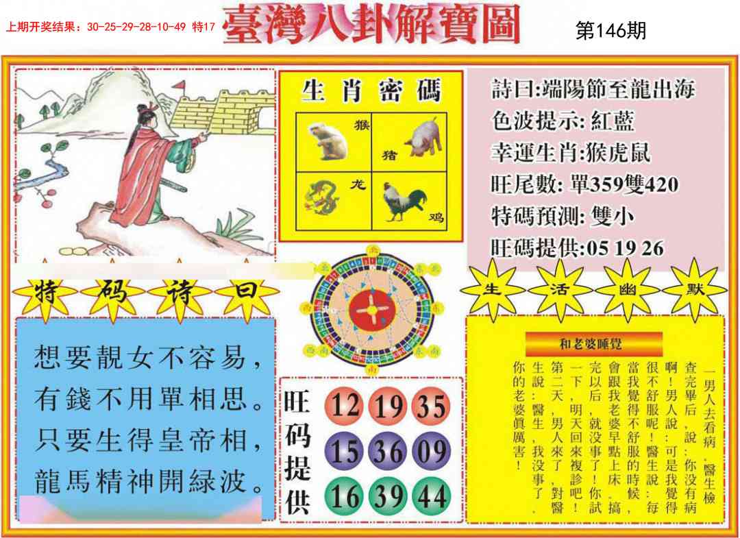 146期台湾八卦解宝图[图]