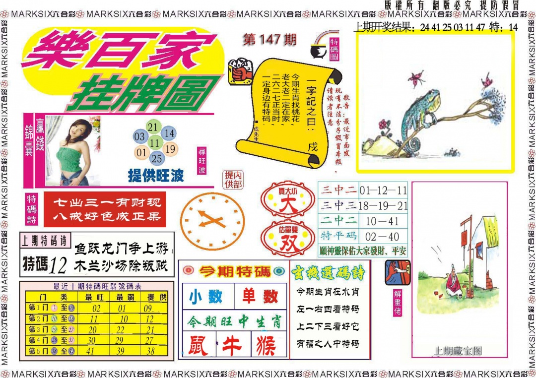 147期乐百家挂牌图[图]