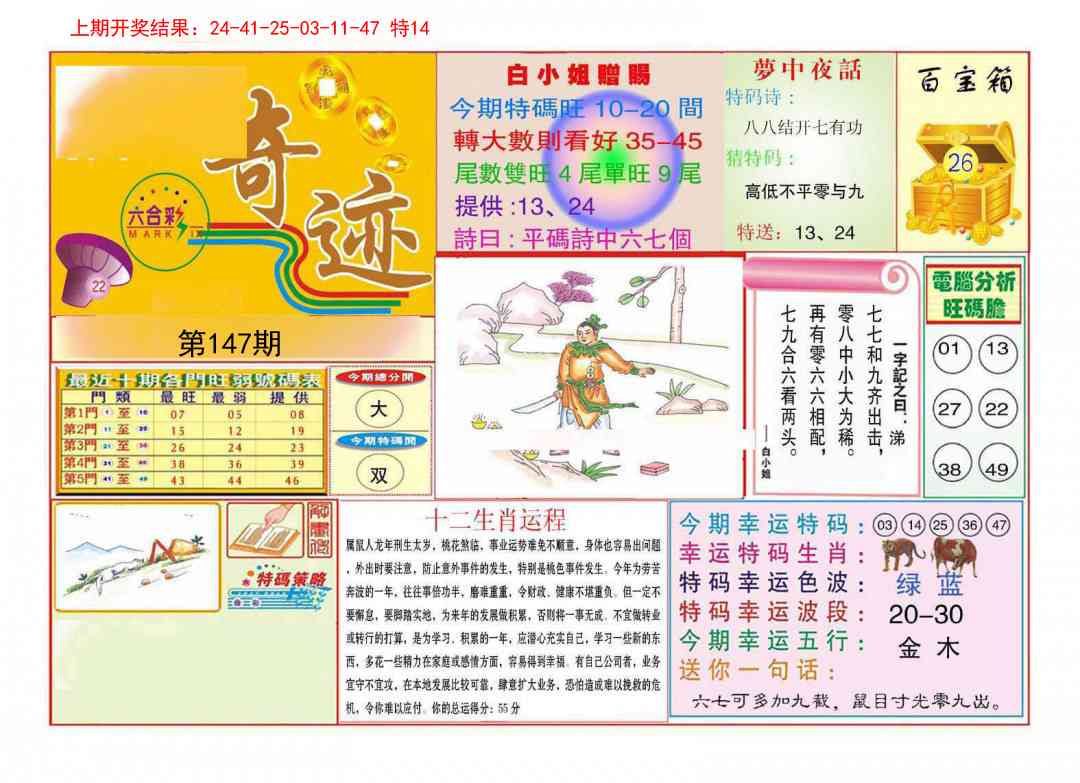 147期九龍奇迹A(推荐)[图]