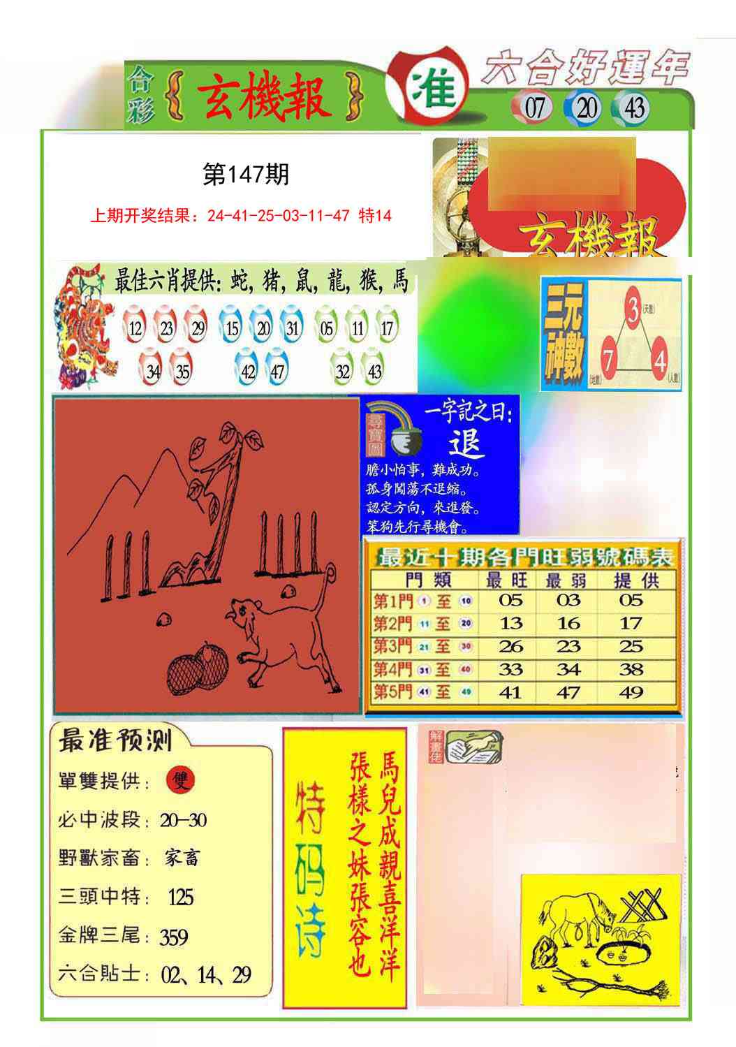 147期九龍玄机报(推荐)[图]