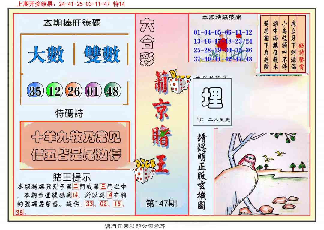 147期葡京赌王彩[图]