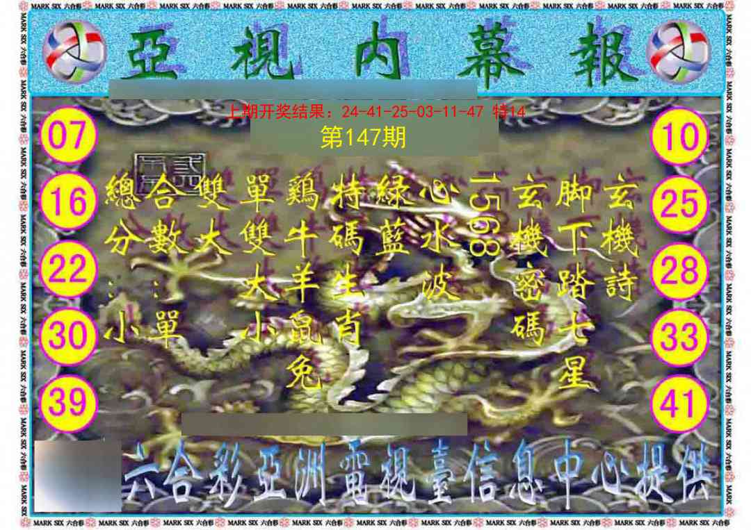 147期亚视内幕报[图]