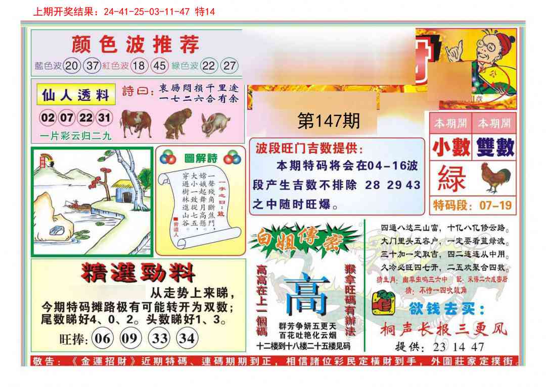 147期金运招财[图]