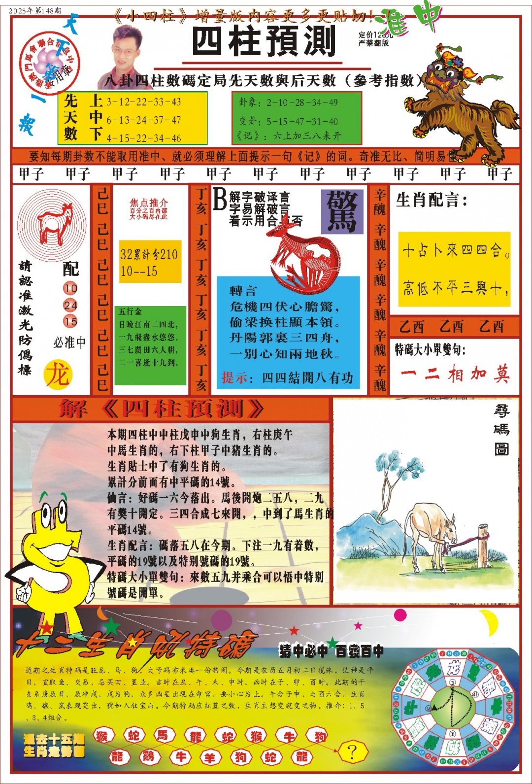 148期(新版)四柱预测A[图]